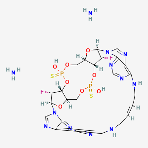 Chemical structure of E7766 diammonium salt