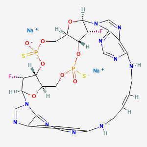 Chemical structure of E7766 disodium