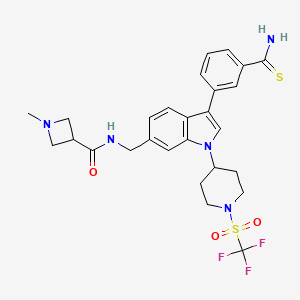 Chemical structure of AS-99