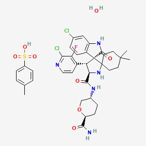 Chemical structure of Milademetan tosylate hydrate
