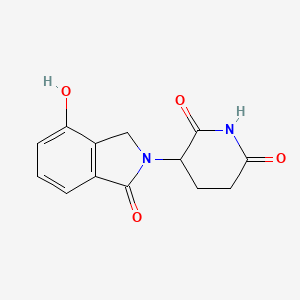 Chemical structure of Lenalidomide-4-OH