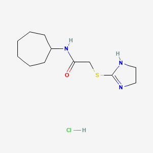 Chemical structure of ICCB-19 hydrochloride