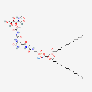 Chemical structure of Mifamurtide sodium