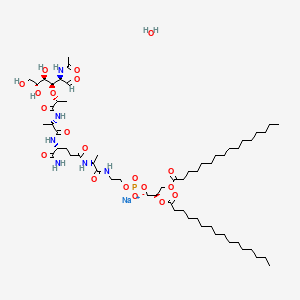 Chemical structure of Mifamurtide TFA