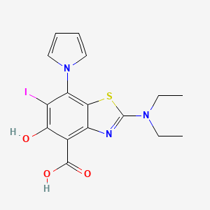 Chemical structure of MB710