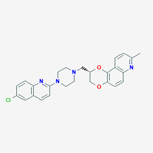 Chemical structure of TAS-117 hydrochloride