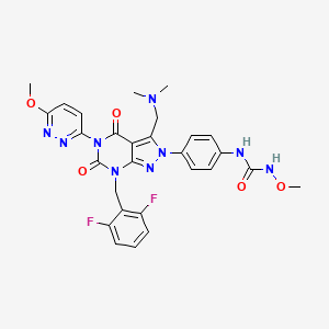 Chemical structure of GnRH antagonist 2
