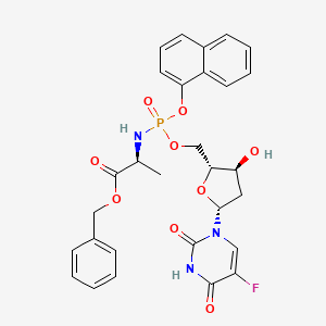 Chemical structure of Fosifloxuridine nafalbenamide