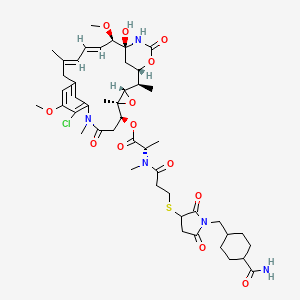 Chemical structure of MCC-DM1