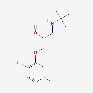 Chemical structure of Bupranolol