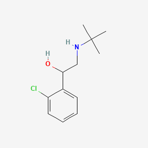 Chemical structure of Tulobuterol