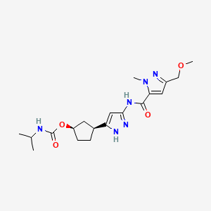 Chemical structure of PF-07104091