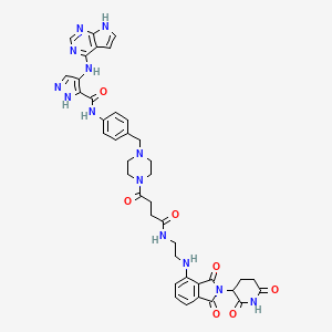 Chemical structure of PROTAC CDK2/9 Degrader-1