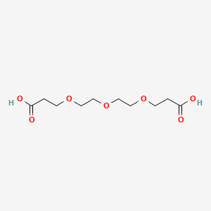 Chemical structure of Bis-PEG3-acid