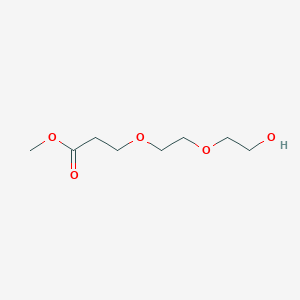 Chemical structure of Hydroxy-PEG2-C2-methyl ester