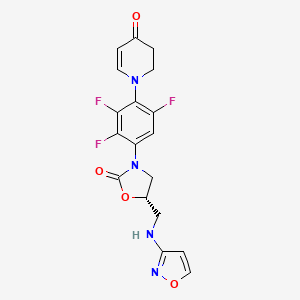 Chemical structure of Contezolid