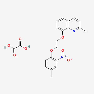 Chemical structure of Thalidomide-Propargyne-PEG2-COOH