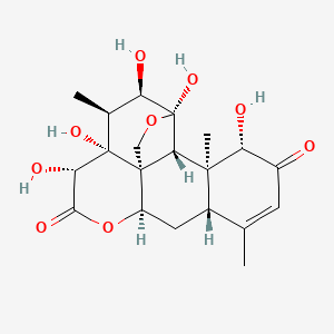 Chemical structure of 13,21-Dihydroeurycomanone