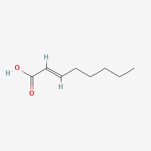 Chemical structure of Oct-2-enoic acid