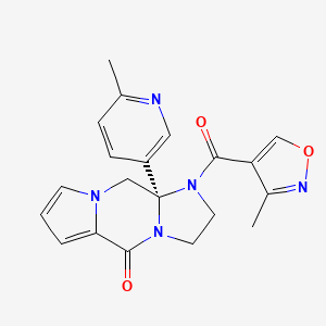 Chemical structure of (S)-Enzaplatovir