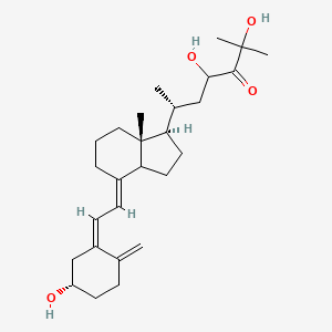 Chemical structure of 23,25-Dihydroxy-24-oxovitamin D3
