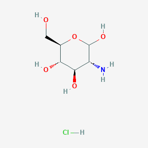Chemical structure of 2-Amino-2-deoxyglucose hydrochloride