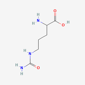 Chemical structure of Citrulline, (+-)-