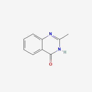 Chemical structure of 2-Methylquinazolin-4-ol