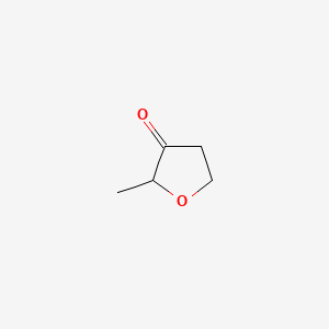 Chemical structure of 2-Methyltetrahydrofuran-3-one