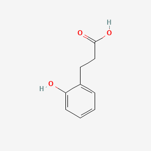 Chemical structure of Melilotic acid