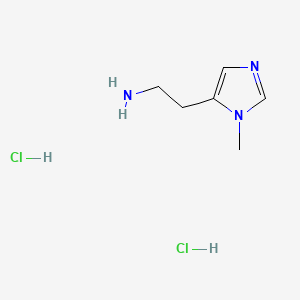 Chemical structure of 3-Methylhistamine dihydrochloride
