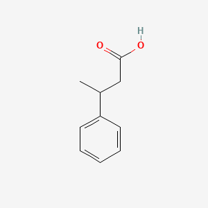Chemical structure of 3-Phenylbutyric acid