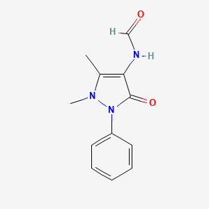 Chemical structure of 4-Formylaminoantipyrine