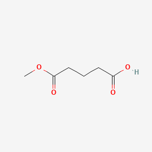Chemical structure of Monomethyl glutarate