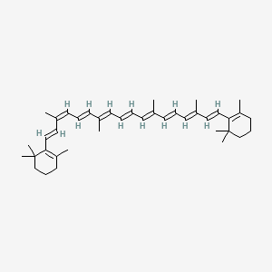 Chemical structure of 9-cis-β-Carotene