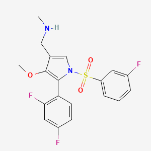Chemical structure of Abeprazan