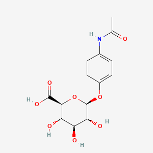 Chemical structure of Acetaminophen glucuronide