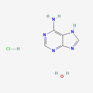 Chemical structure of Adenine monohydrochloride hemihydrate