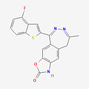 Chemical structure of Afizagabar