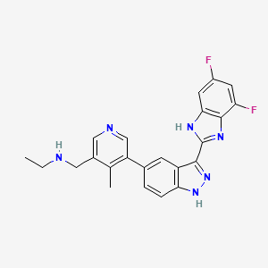 Chemical structure of AG-024322
