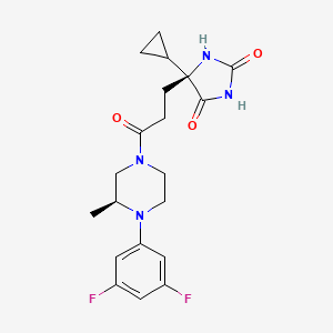 Chemical structure of Aldumastat