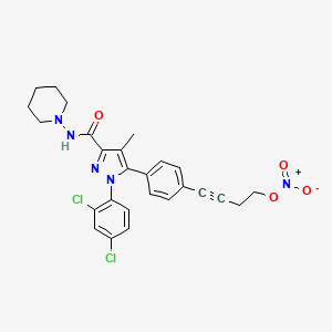 Chemical structure of AM-6538