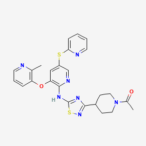 Chemical structure of AR453588