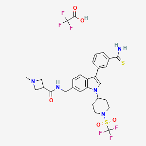 Chemical structure of AS-99 TFA