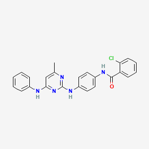 Chemical structure of Aumitin