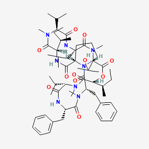 Chemical structure of Aureobasidin A