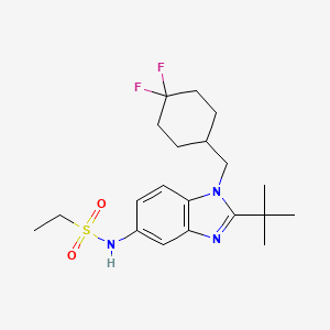 Chemical structure of AZD1940