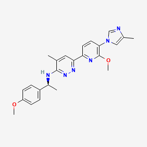 Chemical structure of Aβ42-IN-2
