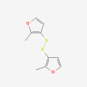 Chemical structure of Bis(2-methyl-3-furyl)disulfide