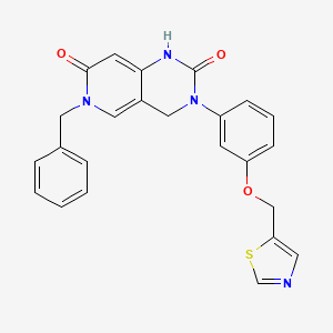 Chemical structure of Brr2-IN-3